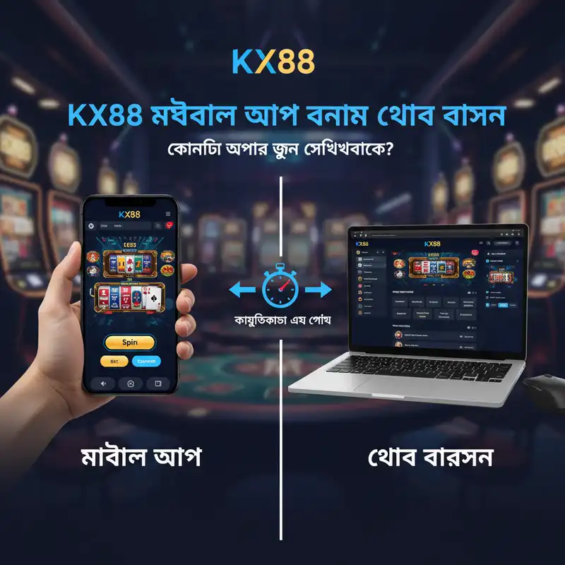 KX88 Mobile App vs Web Version Comparison